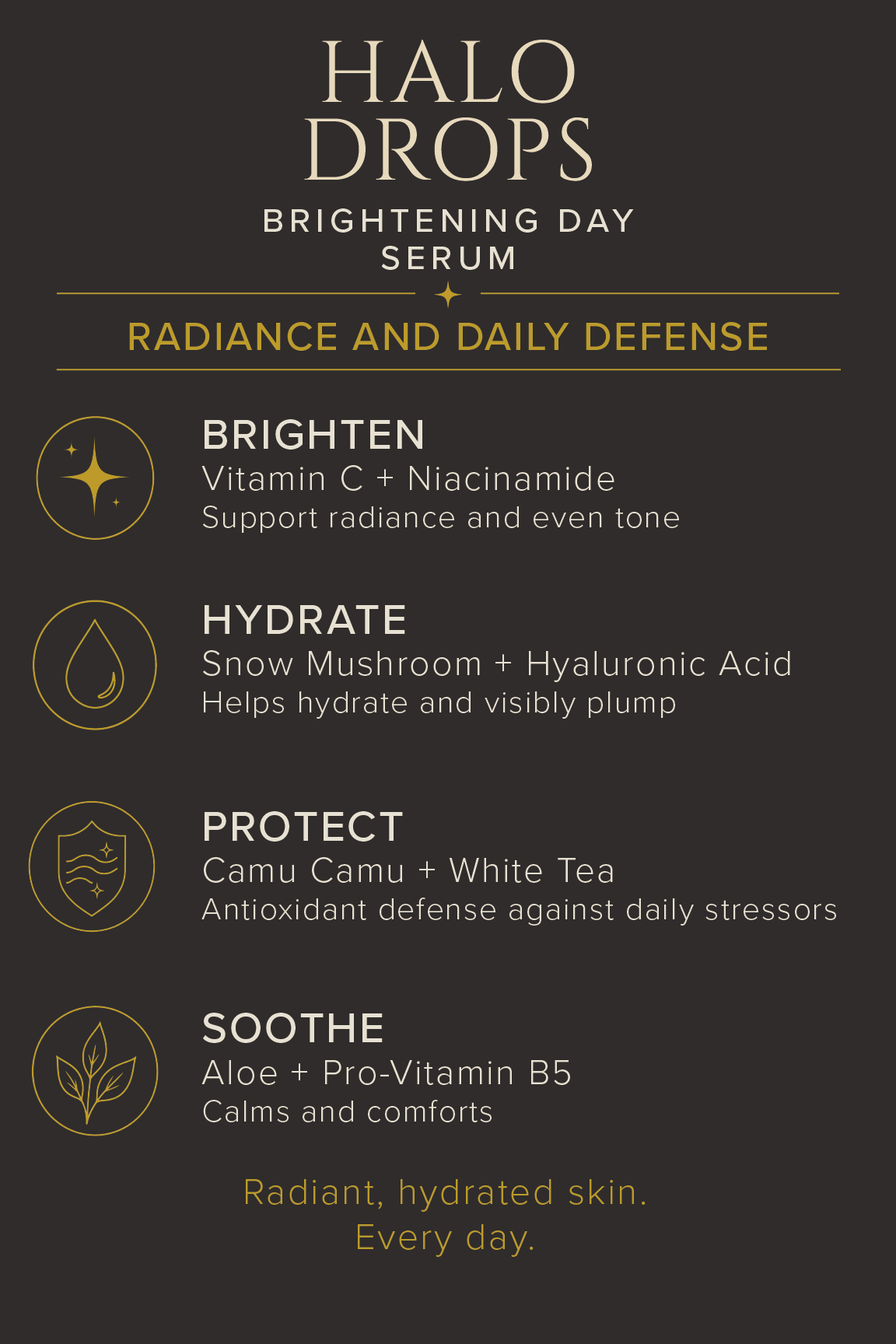 HALO DROPS - Brightening Day Serum